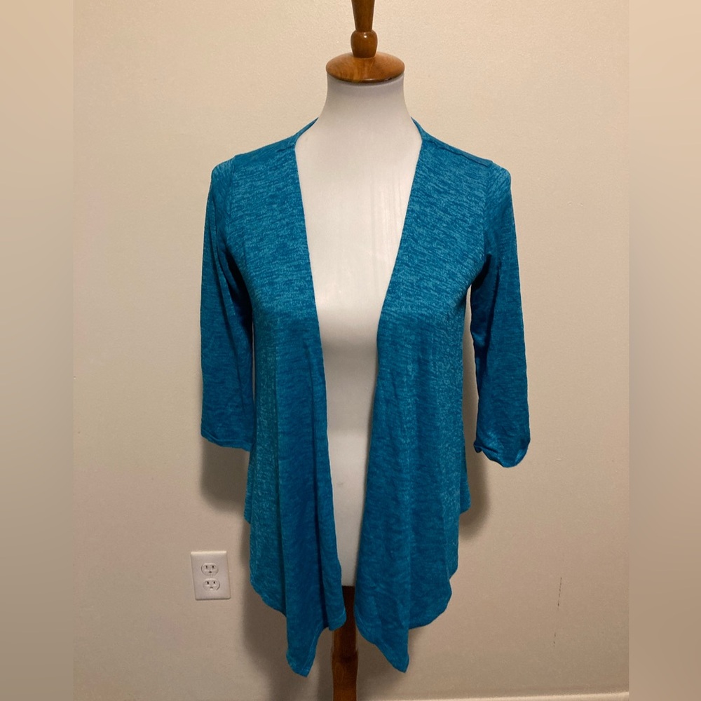 Teal cardigan by Mudd size 16